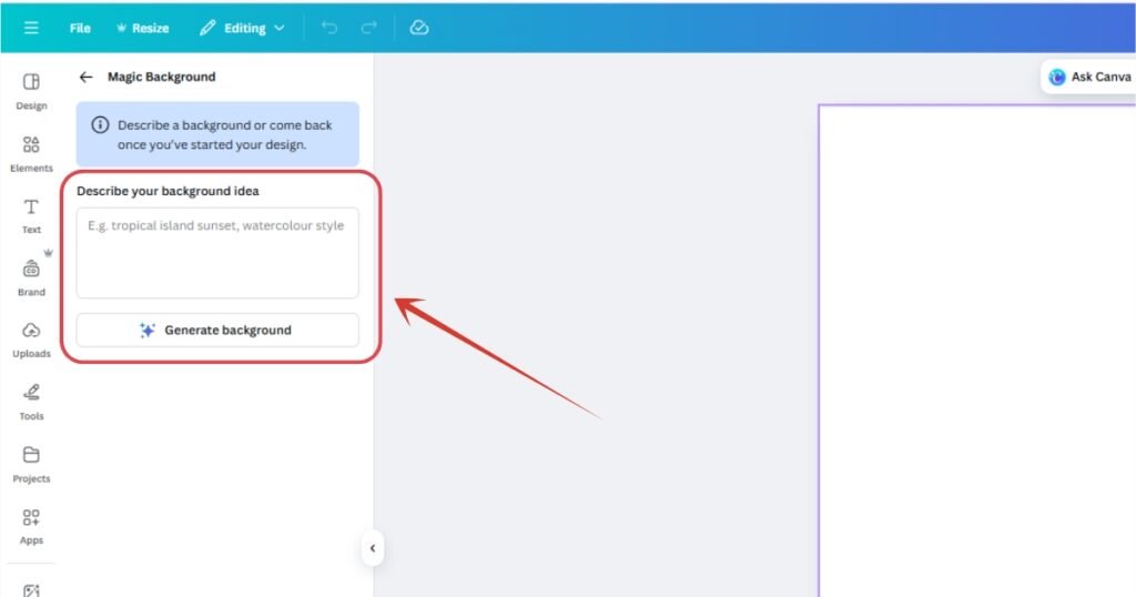 How to Use Canva's New AI Magic BG Feature Step by Step Tutorial (2)