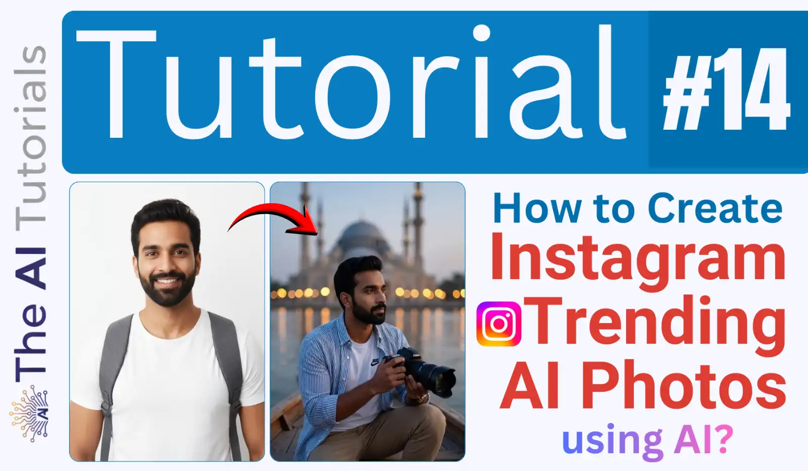 How to Create Instagram Trending AI Photos Using AI - Step by Step Tutorial