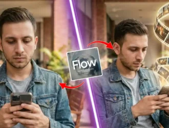 How to Make Trending Glowing Film Strip Coming Out of Phone Video Step by Step Tutorial