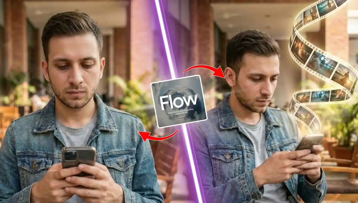 How to Make Trending Glowing Film Strip Coming Out of Phone Video Step by Step Tutorial